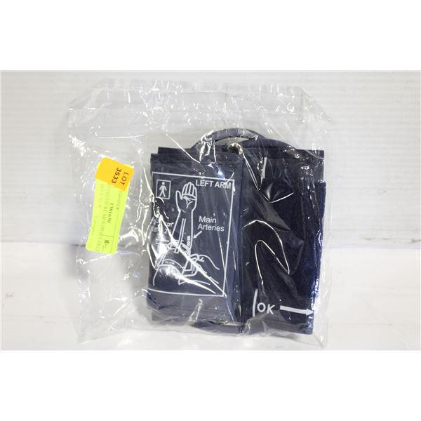 BLOOD PRESSURE MONITOR LARGE CUFF BLUE NEW