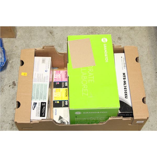 TONER AND INKJET CARTRIDGE LOT