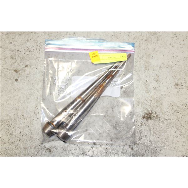 MACHINE BULL HEAD PINS 3/4  8-1/2" PAIR