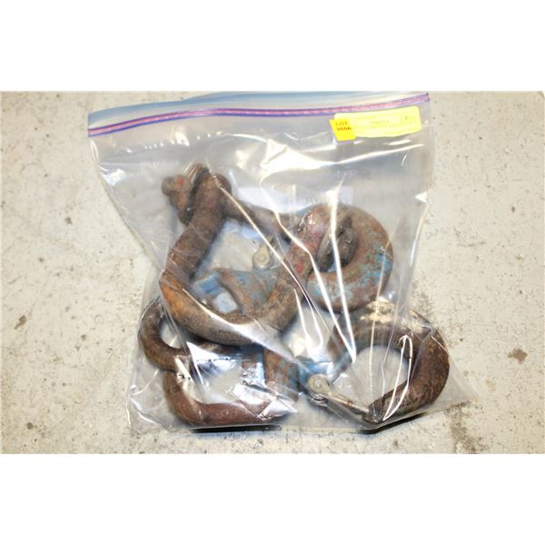 CROSBY 2CC SWIVEL HOOKS 5/8" & SHACKLE