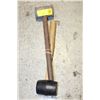 Image 1 : 4 POUND LEAD DEAD BLOW & RUBBER MALLET
