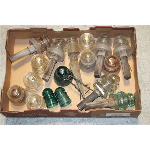 ANTIQUE TELEPHONE POLE INSULATORS
