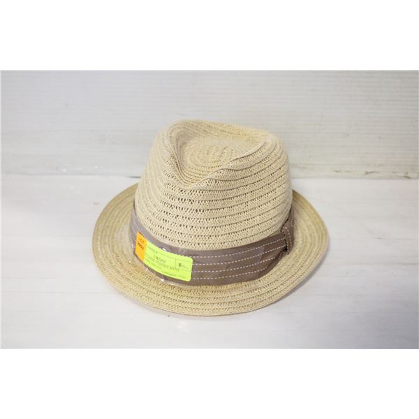 MEN'S CLASSIC FEDORA WITH BAND- ONE SIZE FIT