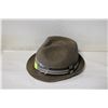 Image 1 : MEN'S CLASSIC FEDORA WITH BAND- ONE SIZE FIT