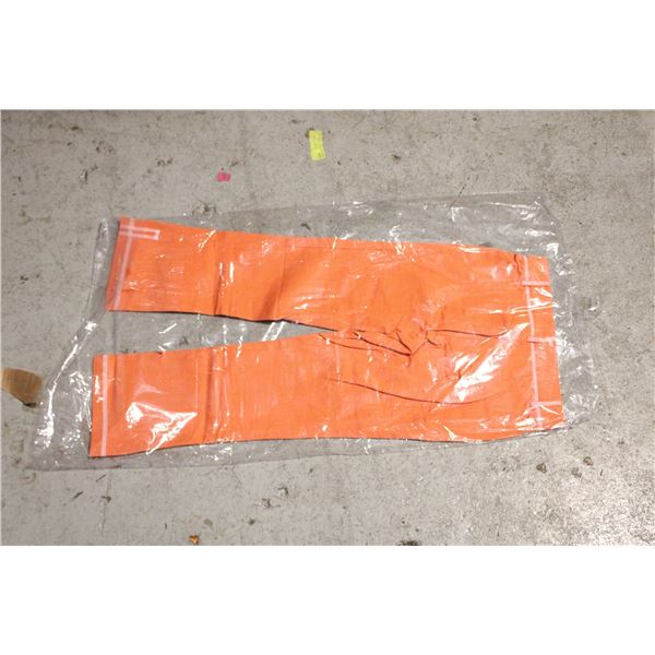 BOX OF 40 NEW XS DRAGON COLLECTION ORANGE PANTS