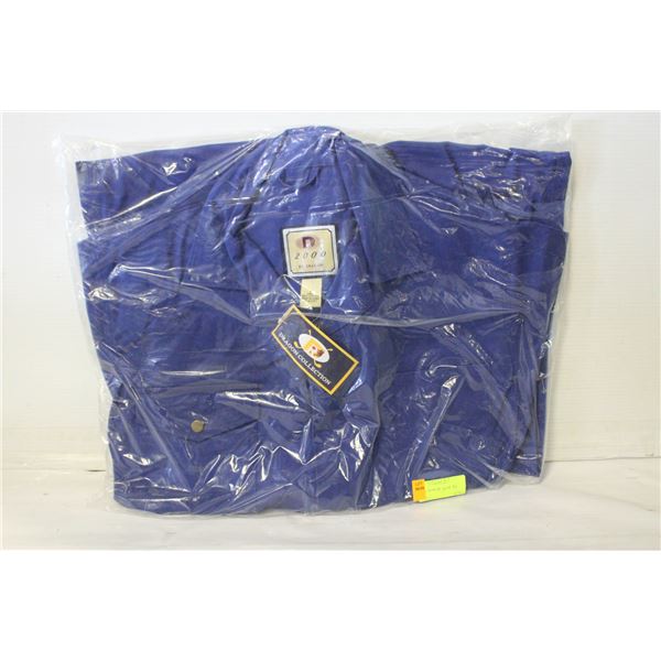 NEW MENS COVERALLS ROYAL BLUE ROYAL SIZE 42