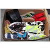 LARGE BOX OF LADIES SHOES AND BOOTS FITS SZ 9-10