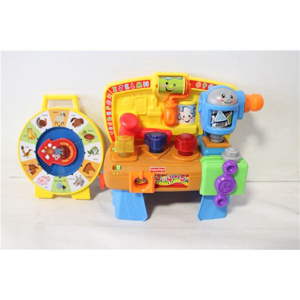 BABY TOYS FISHER PRICE WORKBENCH & MATTEL ANIMAL