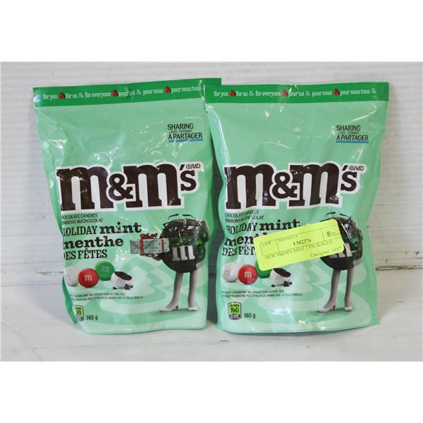 NEW M&M'S MINT 2 PACKAGES