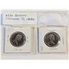 Image 2 : 2 PCS 1968 AND 1974 CANADIAN SILVER HALF DOLLAR
