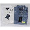 NEW MEN'S SHIRTS 1DENIM 1WHITE SIZE XL
