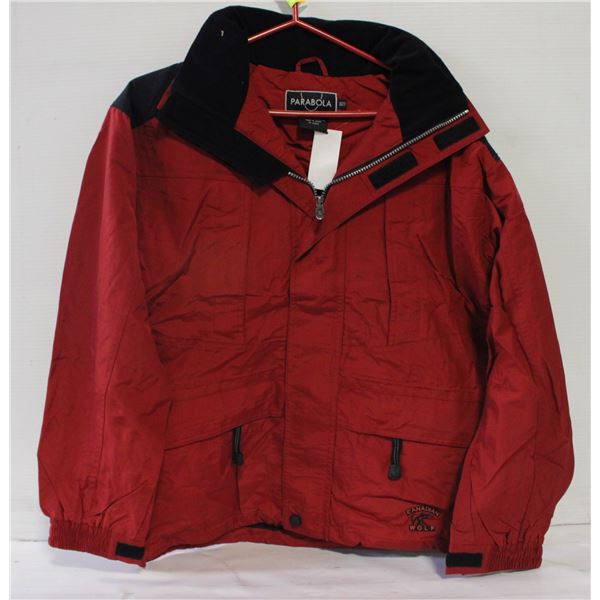 NEW PARABOLA JACKET DARK RED XS