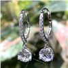 Image 1 : NEW CLASSIC ROUND SHAPE CRYSTAL EARRINGS