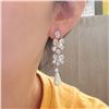 Image 2 : NEW FLOWER STYLE WATERDROP EARRINGS
