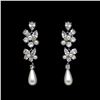 Image 4 : NEW FLOWER STYLE WATERDROP EARRINGS