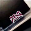 Image 4 : NEW SZ 7 RIBBON BOW STYLE CRYSTAL RING