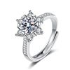 Image 5 : 1 CT CERTIFIED ROUND BRILLIANT MOISSANITE 925S