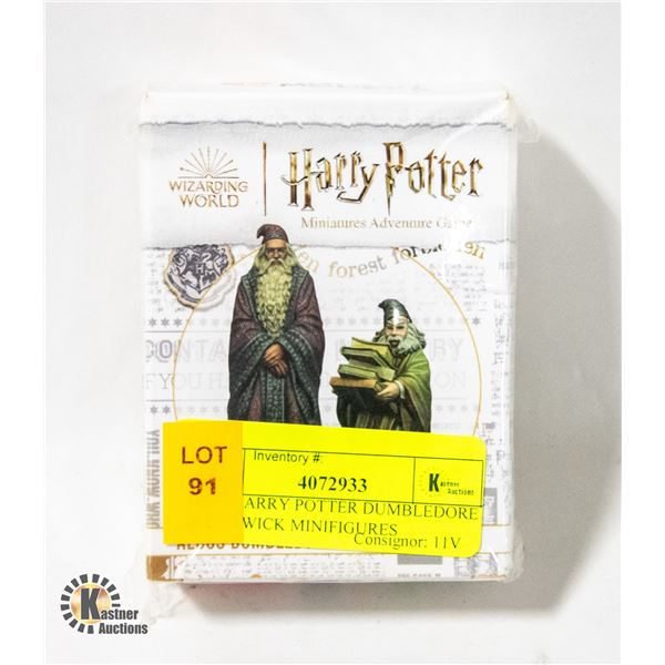NEW HARRY POTTER DUMBLEDORE & FLITWICK MINIFIGURES