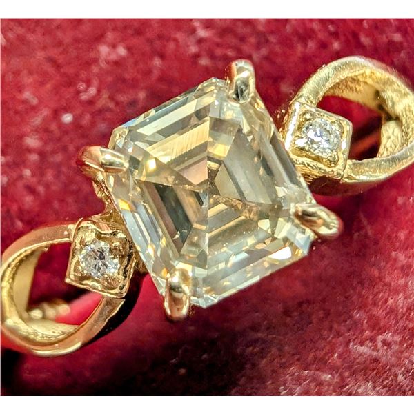 BZ2107-48E 14K 1.72CT NATURAL DIAMOND RING