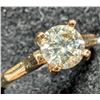 BZ2107-15E 10K 0.7CT NATURAL DIAMOND RING
