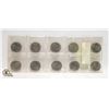 Image 2 : 10 ASSORTED CANADAIN DOLLAR COINS
