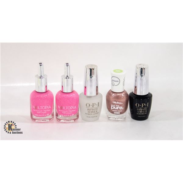 5 NEW NAIL POLISHES