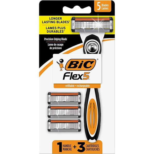 NEW BIG FLEX 5 REFILLABLE RECHARGEABLE RAZOR