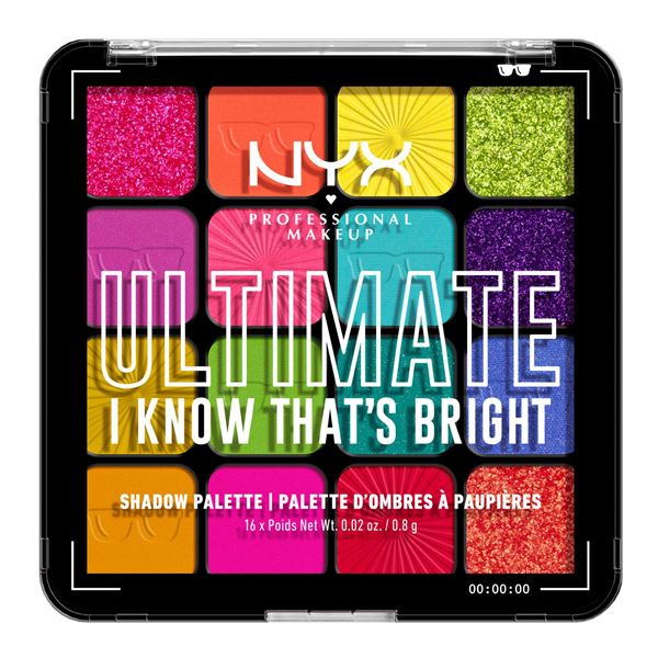 NEW 16 X 0.8G NYX ULTIMATE SHADOW PALETTE