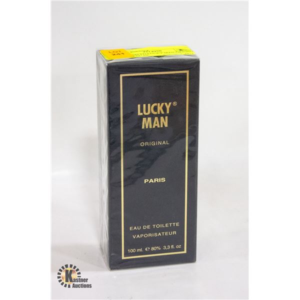 NEW SEALED LUCKY MAN ORIGINAL PARIS EAU DE