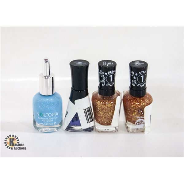 4 NEW NAIL POLISHES: SALLY HANSEN/NAILTOPIA