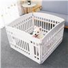 Image 1 : NEW PLASTIC FOLDING PET PLAYPEN WHITE H-24"