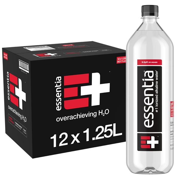 NEW ESSENTIA DEMINERALIZED TREATED WATER 12 X 1L