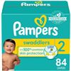 BRAND NEW PAMPERS SWADDLERS 84 PACK OF SIZE 2