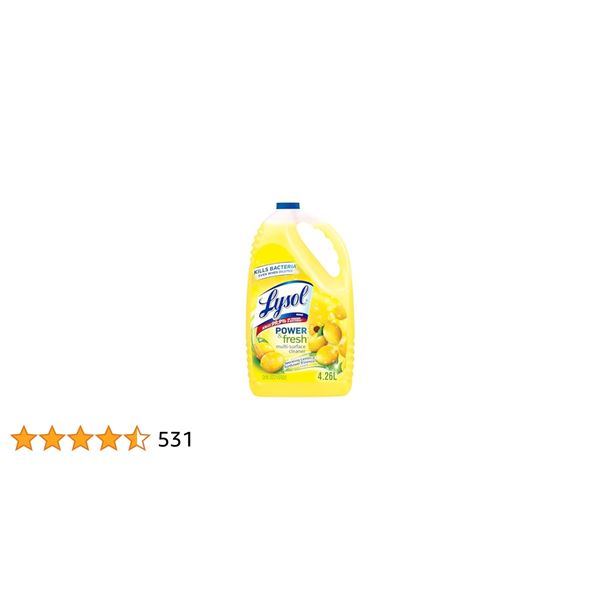 NEW 4.26L LYSOL MULTI-SURFACE CLEANER LEMON