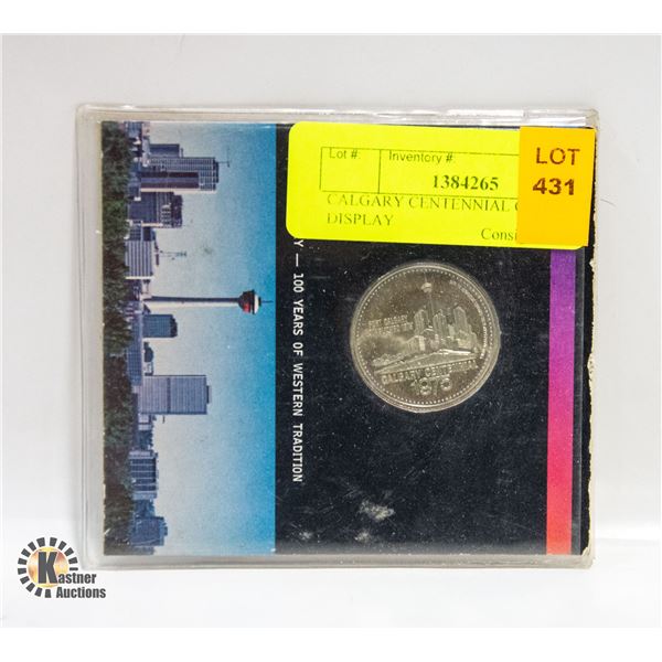 CALGARY CENTENNIAL COIN & DISPLAY