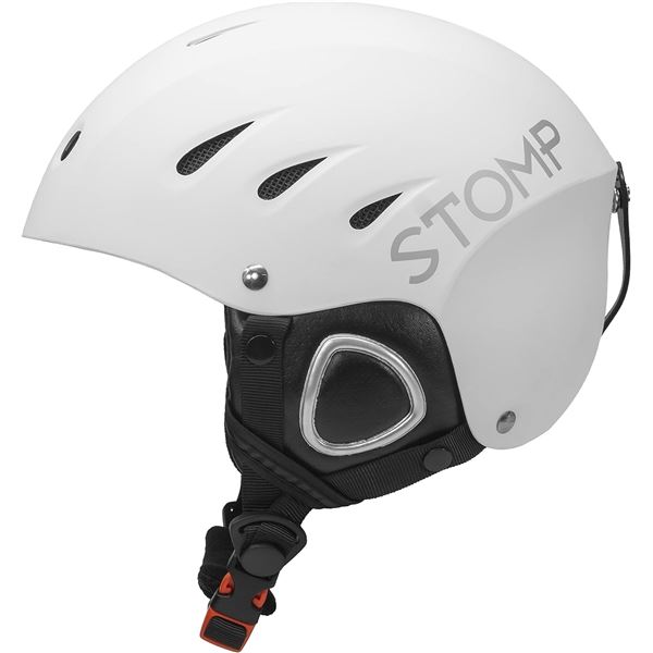 NEW STOMP MATTE WHITE SNOWBOARDING HELMET SIZE XL
