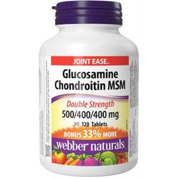 NEW 120 TABS GLUCOSAMINE CHONDROITINE MSM