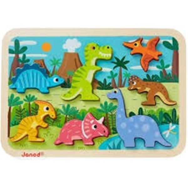 NEW JANOD CHUNKY PUZZLE DINOSAURS
