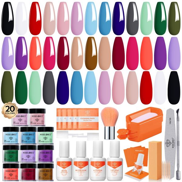 NEW MODELONES DIP POWDER KIT 20 PIECE