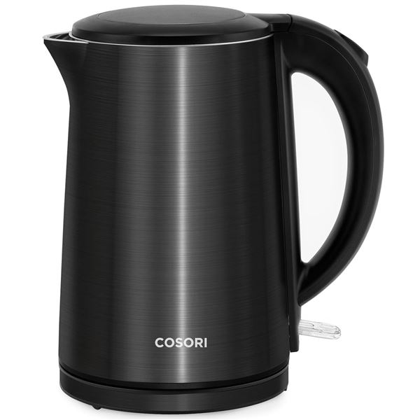 NEW COSORI DOUBLE-WALL STEEL ELECTRIC KETTLE