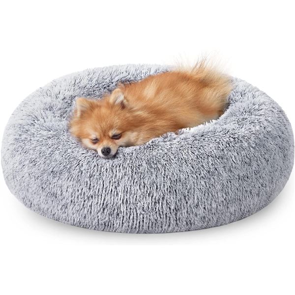 NEW FEANDREA DOG, CAT BED 28 X 8 INCHES GREY
