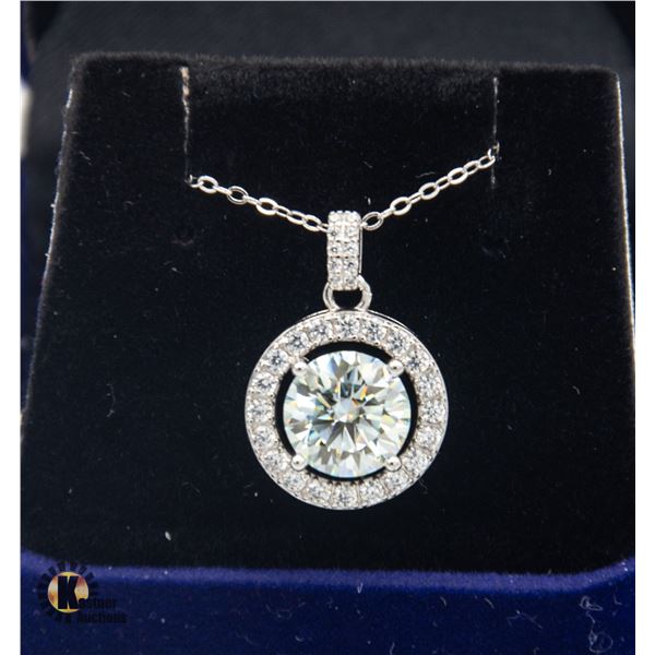 #2124-3.00 CT ROUND BRILLIANT CUT MOISSANITE STONE