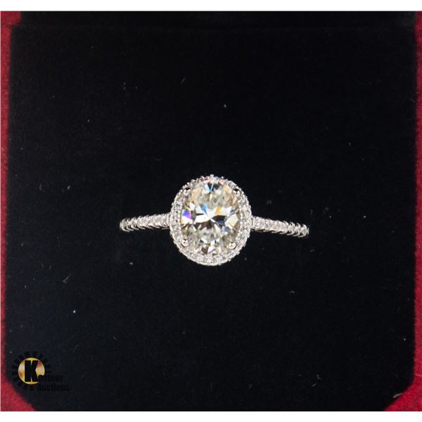 #2120-1.50 CT GRA CERTIFIED OVAL BRILLIANT CUT