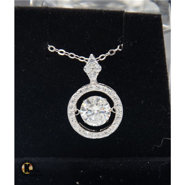 #2125-SPECIAL FLOATING 1.00 CT GRA CERTIFIED ROUND