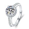 Image 5 : 2 CT GRA CERTIFIED ROUND BRILLIANT MOISSANITE 925S