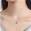Image 4 : 5 CT GRA CERTIFIED ROUND BRILLIANT 925S NECKLACE