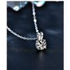 Image 5 : 2 CT GRA CERTIFIED ROUND BRILLIANT 925S NECKLACE
