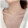 Image 3 : 3 CT GRA CERTIFIED ROUND BRILLIANT 925S NECKLACE