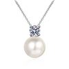 Image 5 : 1 CT GRA CERTIFIED ROUND BRILLIANT 925S NECKLACE