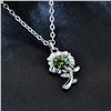 Image 2 : GRA CERTIFIED ROUND BRILLIANT 925S NECKLACE